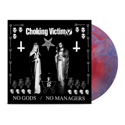 Choking Victim - No Gods / No Managers Cotton Candy Splash Vinyl