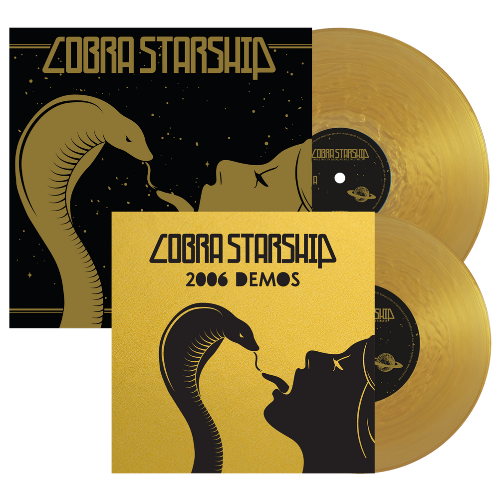Cobra starship gold nugget vinyl with gold demos 10-inch