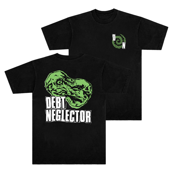 Debt Neglector Kinda Rips Album Cover Tshirt