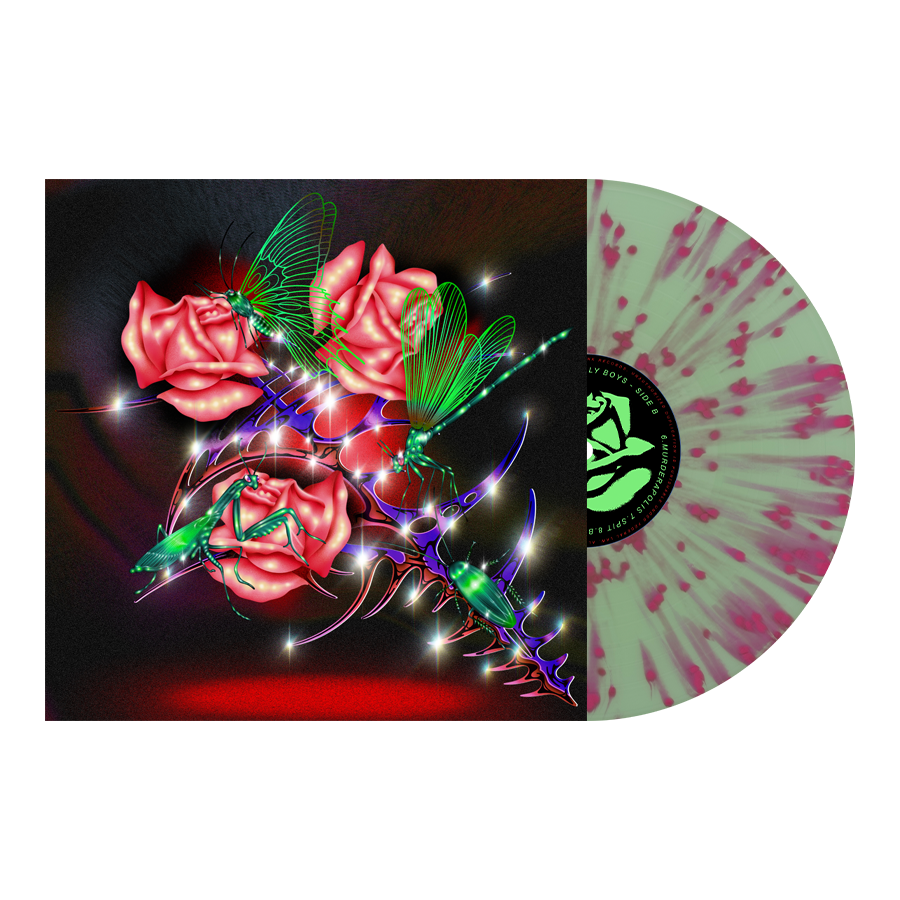 Gully Boys coke bottle clear with pink splatter variant