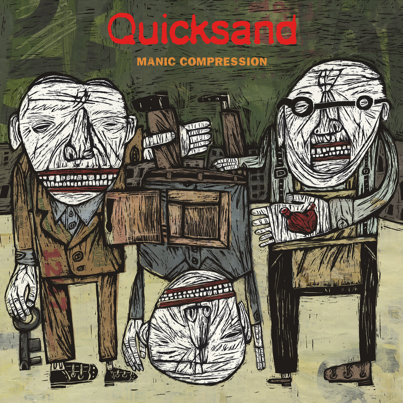 Quicksand manic compression album cover 30th anniversary