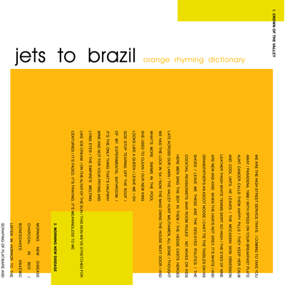 Jets To Brazil - Orange Rhyming Dictionary | Smartpunk Exclusive
