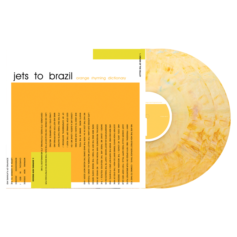 Jets To Brazil Orange Rhyming Dictionary White w/ Orange and Brown