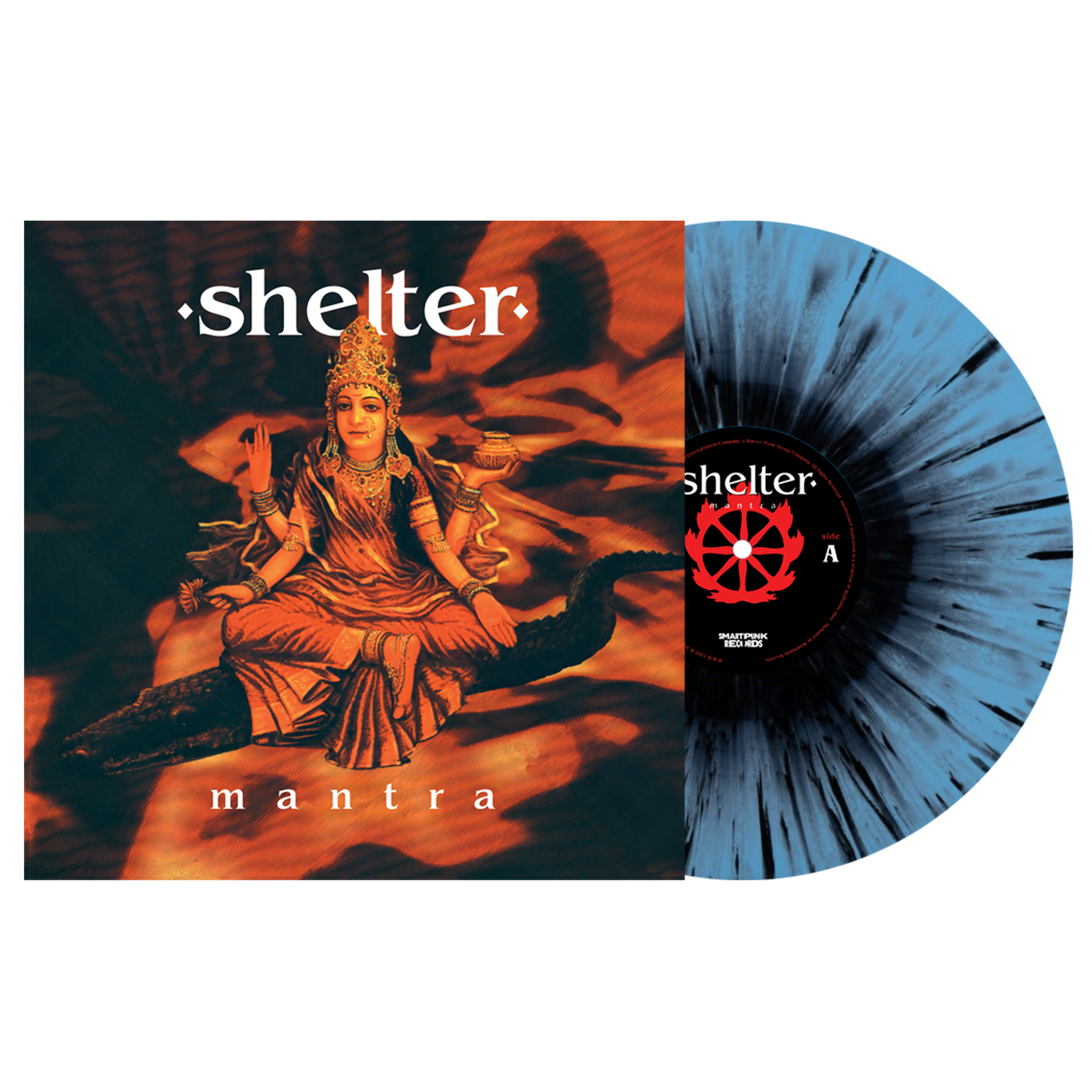 shelter mantra blue with black splatter smartpunk exclusive