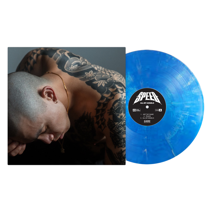 Speed all my angels blue marble vinyl smartpunk exclusive