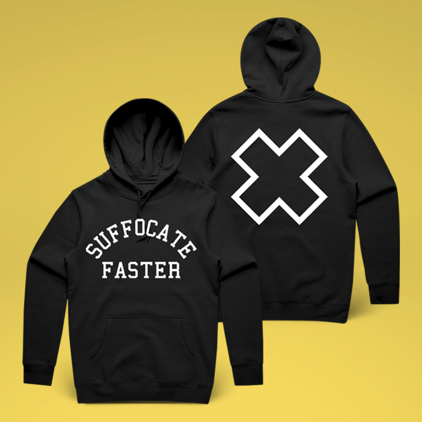 Suffocate Faster - Logo Hoodie