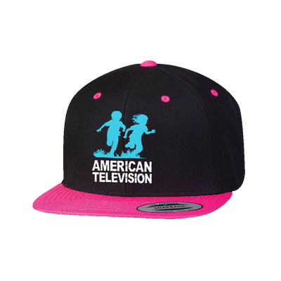 American Television "You are not alone" pink and black dad cap