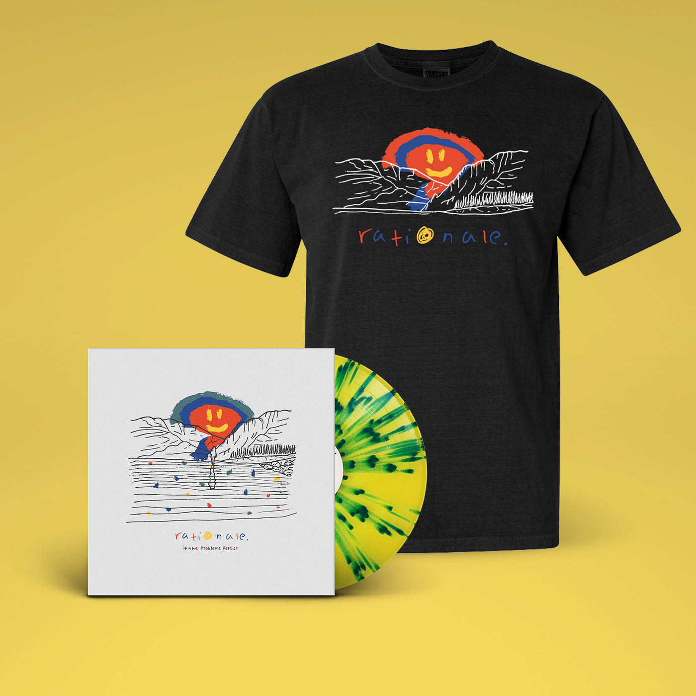 rationale. - If The Problems Persist LP + Album Cover Shirt