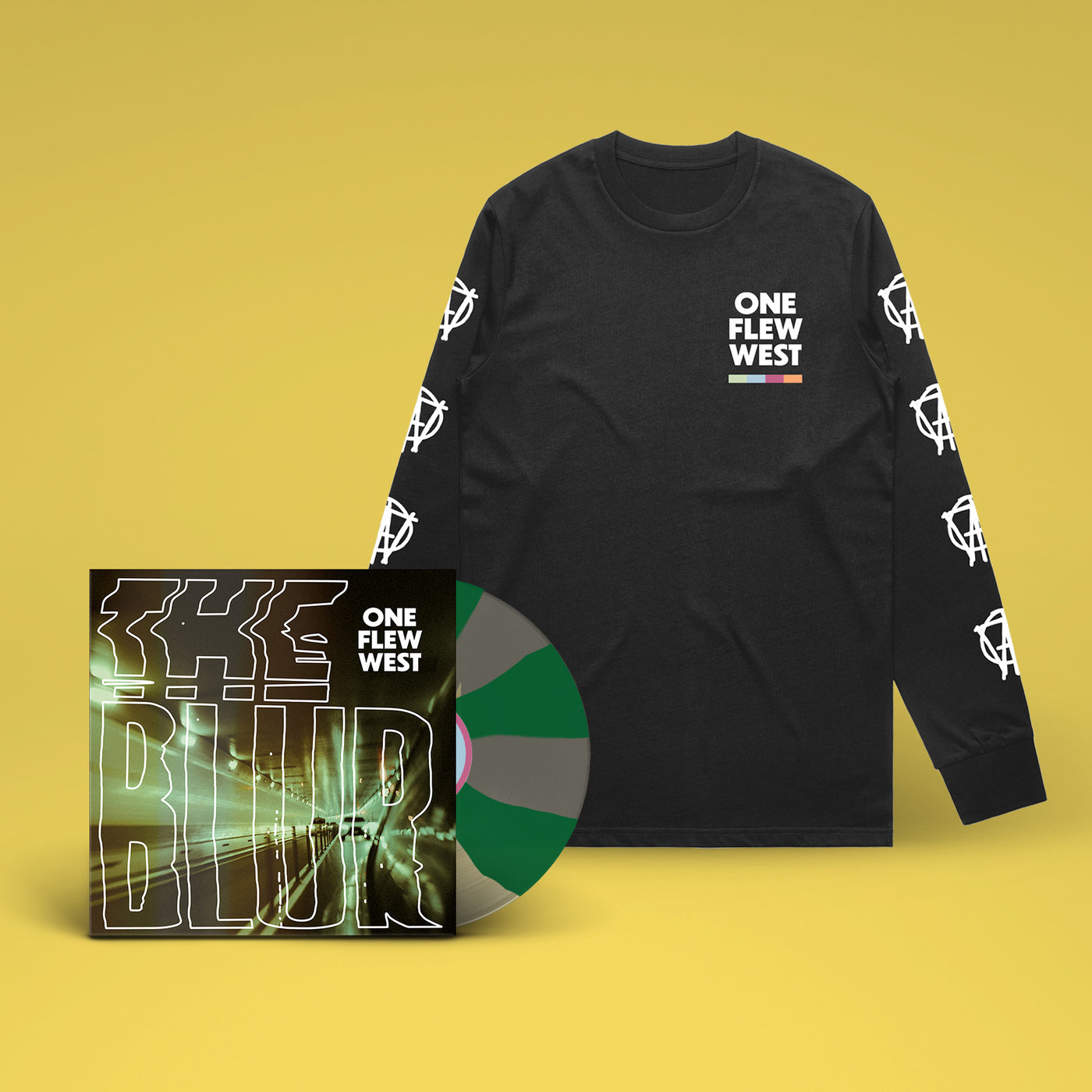One Flew West - The Blur Long Sleeve + LP