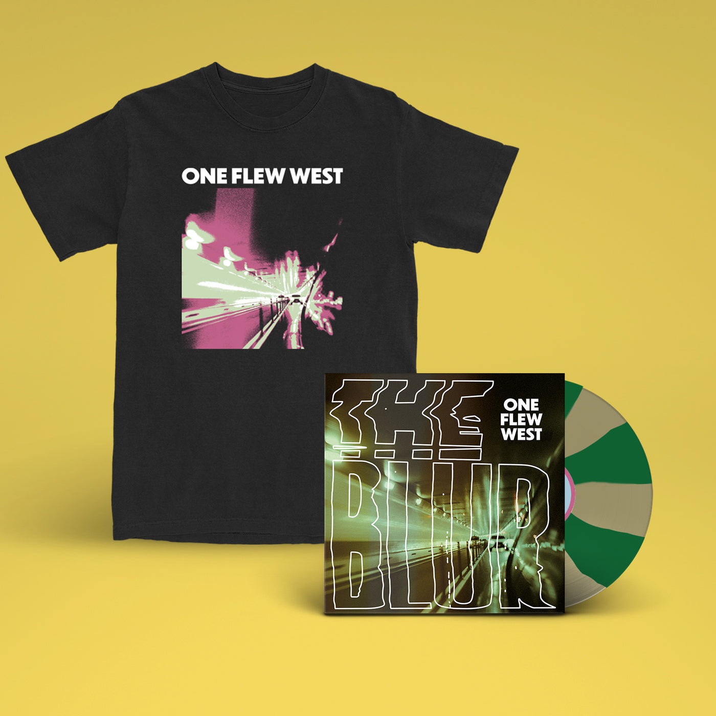 One Flew West - The Blur Tee + LP
